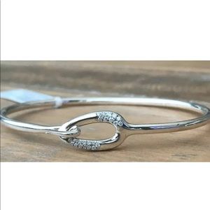 Ippolita Silver Pavé Hook Bracelet